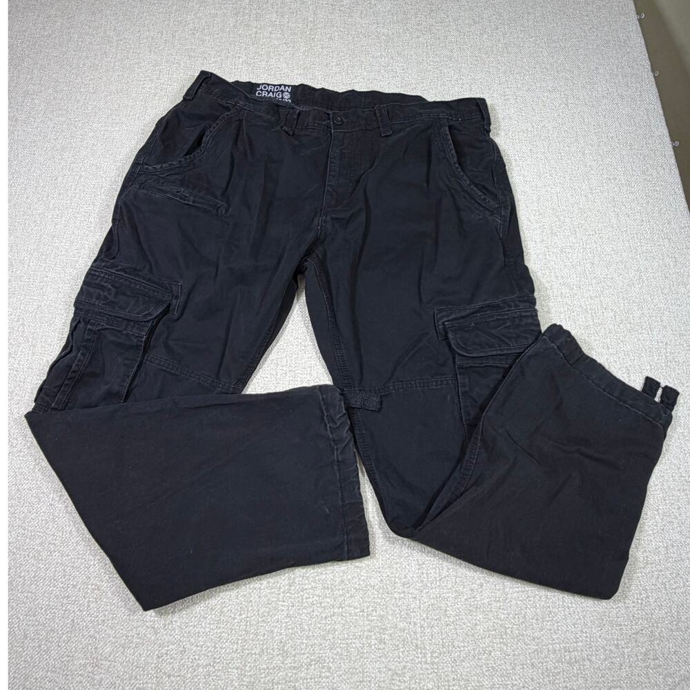 Jordan Craig Men 40 X 32 Black Cargo Casual Streetwear Y2K Utility Skater Pants